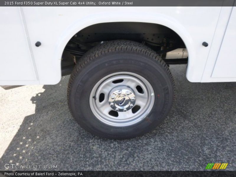 Oxford White / Steel 2015 Ford F350 Super Duty XL Super Cab 4x4 Utility