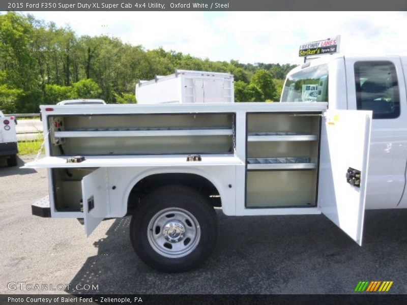 Oxford White / Steel 2015 Ford F350 Super Duty XL Super Cab 4x4 Utility