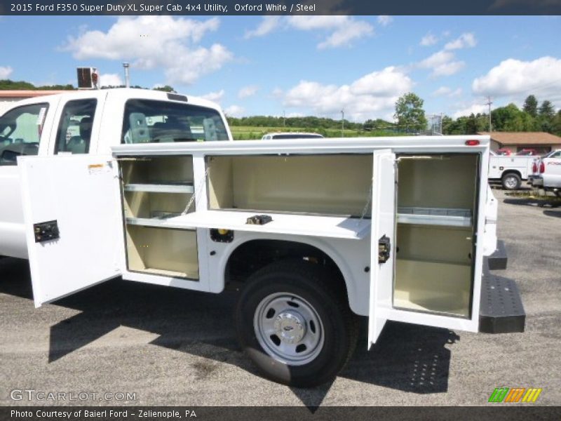 Oxford White / Steel 2015 Ford F350 Super Duty XL Super Cab 4x4 Utility