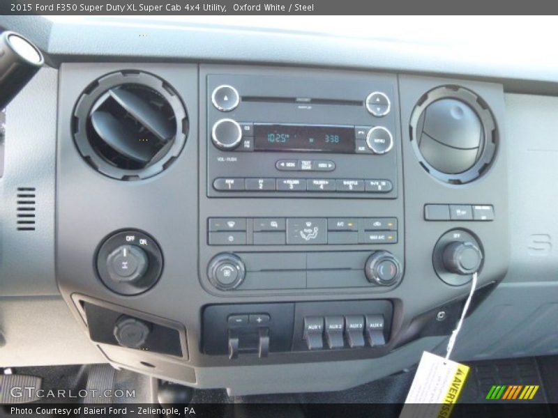 Oxford White / Steel 2015 Ford F350 Super Duty XL Super Cab 4x4 Utility