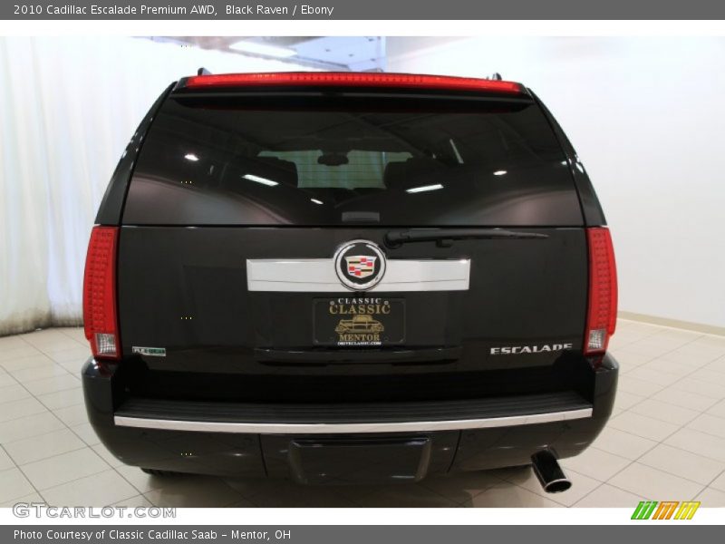 Black Raven / Ebony 2010 Cadillac Escalade Premium AWD