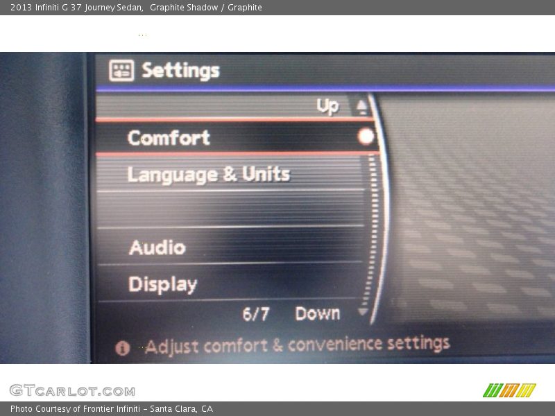 Graphite Shadow / Graphite 2013 Infiniti G 37 Journey Sedan