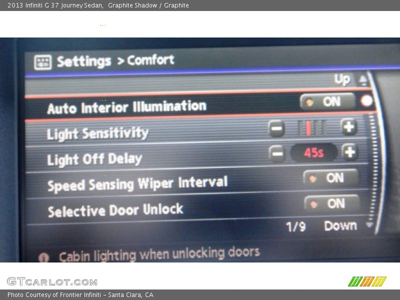 Graphite Shadow / Graphite 2013 Infiniti G 37 Journey Sedan