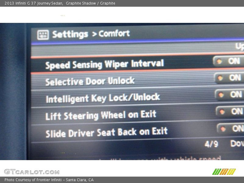 Graphite Shadow / Graphite 2013 Infiniti G 37 Journey Sedan
