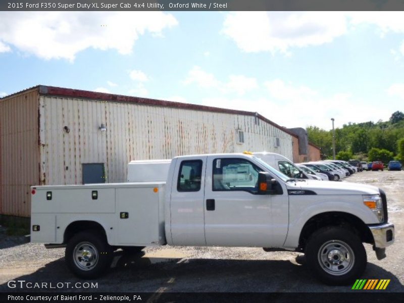 Oxford White / Steel 2015 Ford F350 Super Duty XL Super Cab 4x4 Utility