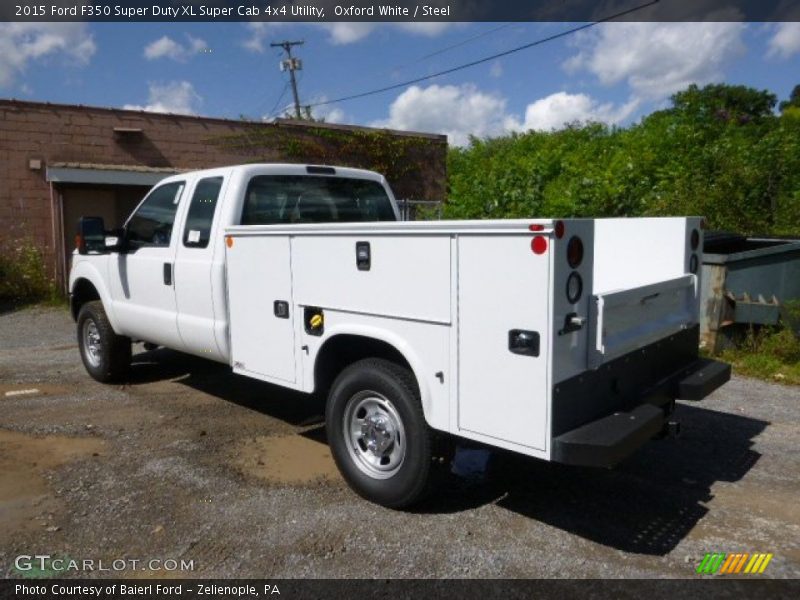 Oxford White / Steel 2015 Ford F350 Super Duty XL Super Cab 4x4 Utility
