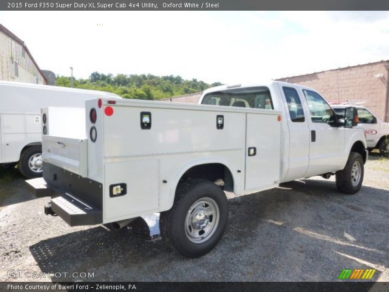 Oxford White / Steel 2015 Ford F350 Super Duty XL Super Cab 4x4 Utility