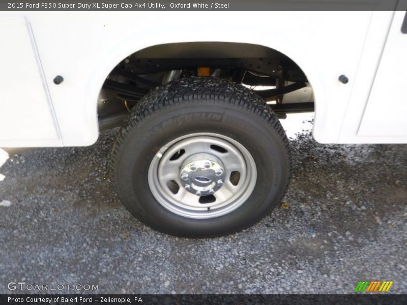 Oxford White / Steel 2015 Ford F350 Super Duty XL Super Cab 4x4 Utility