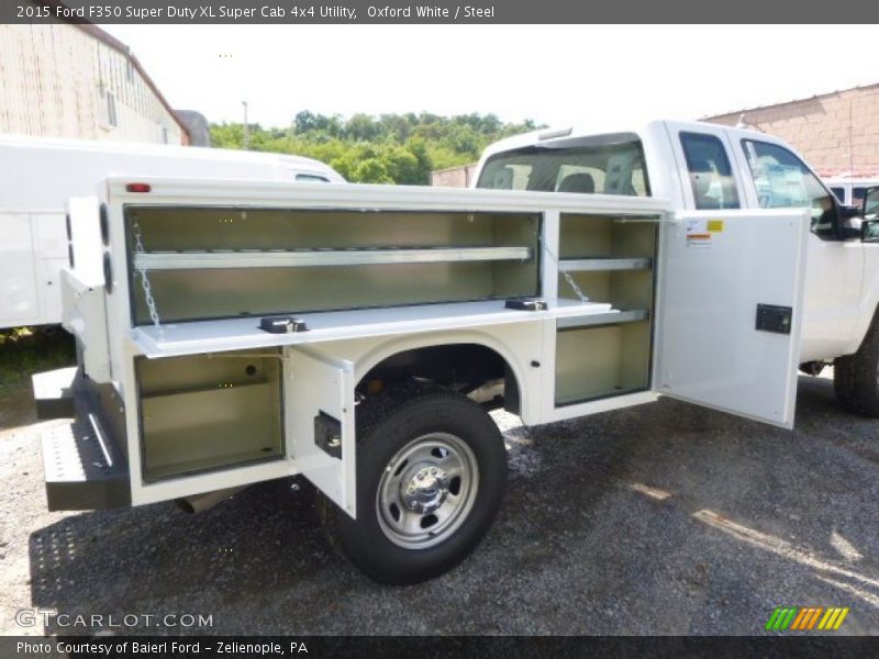 Oxford White / Steel 2015 Ford F350 Super Duty XL Super Cab 4x4 Utility