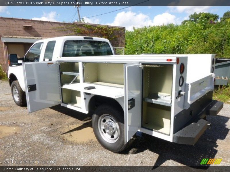 Oxford White / Steel 2015 Ford F350 Super Duty XL Super Cab 4x4 Utility