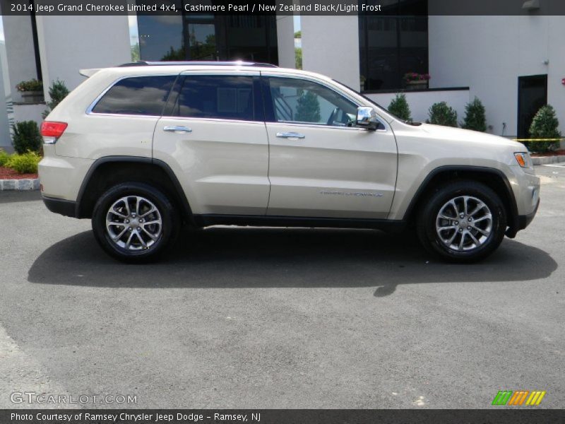 Cashmere Pearl / New Zealand Black/Light Frost 2014 Jeep Grand Cherokee Limited 4x4