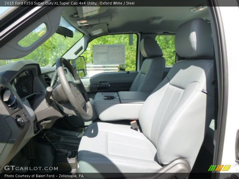 Oxford White / Steel 2015 Ford F350 Super Duty XL Super Cab 4x4 Utility