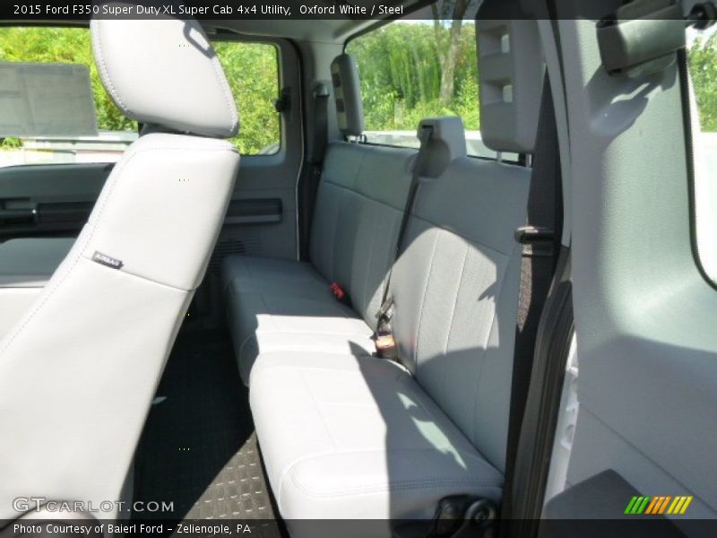 Oxford White / Steel 2015 Ford F350 Super Duty XL Super Cab 4x4 Utility
