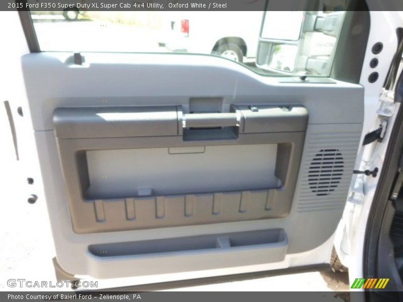 Oxford White / Steel 2015 Ford F350 Super Duty XL Super Cab 4x4 Utility