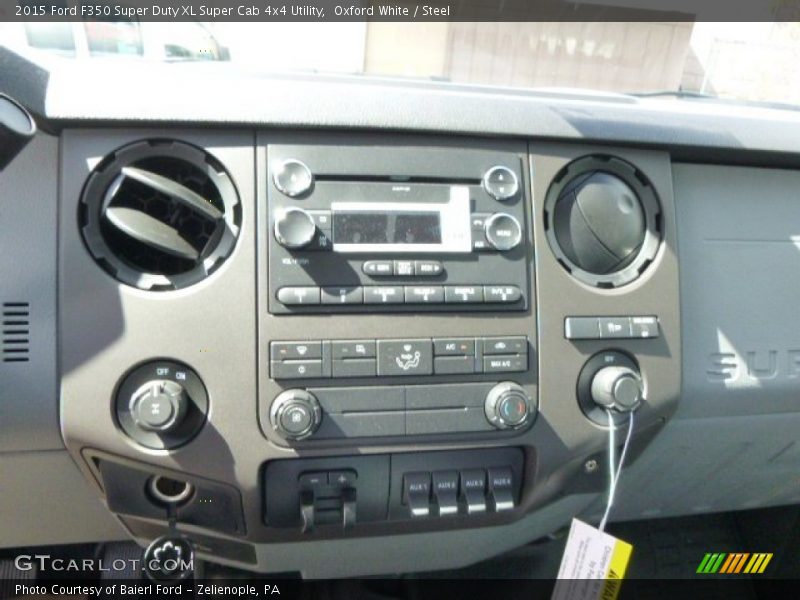 Oxford White / Steel 2015 Ford F350 Super Duty XL Super Cab 4x4 Utility