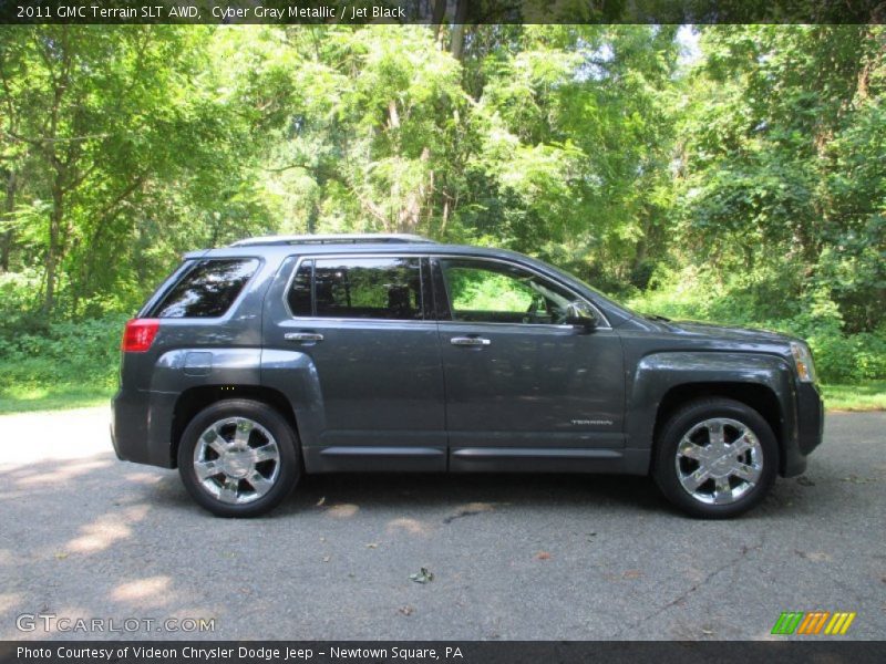 Cyber Gray Metallic / Jet Black 2011 GMC Terrain SLT AWD