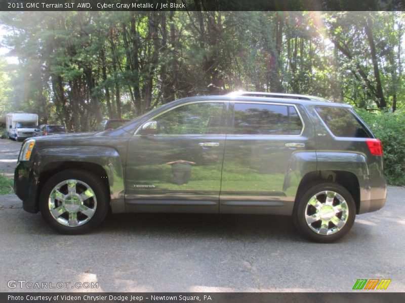 Cyber Gray Metallic / Jet Black 2011 GMC Terrain SLT AWD