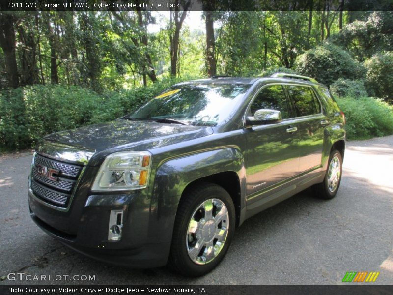 Cyber Gray Metallic / Jet Black 2011 GMC Terrain SLT AWD