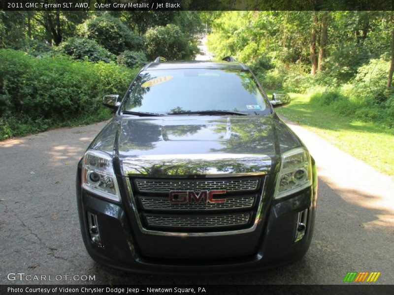 Cyber Gray Metallic / Jet Black 2011 GMC Terrain SLT AWD