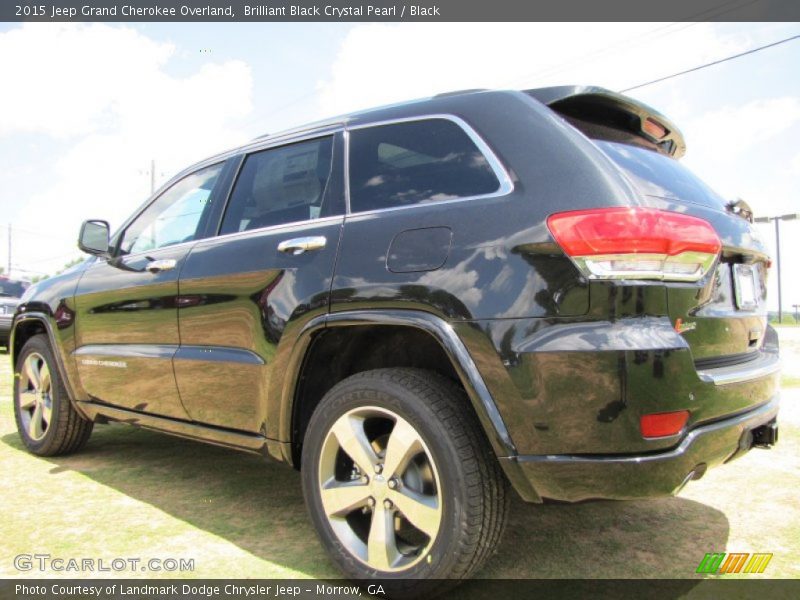 Brilliant Black Crystal Pearl / Black 2015 Jeep Grand Cherokee Overland