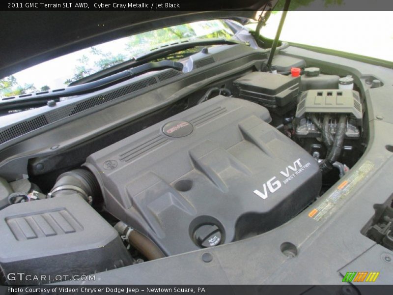 Cyber Gray Metallic / Jet Black 2011 GMC Terrain SLT AWD