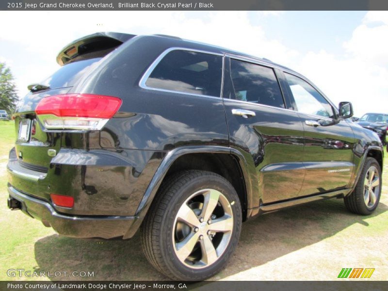 Brilliant Black Crystal Pearl / Black 2015 Jeep Grand Cherokee Overland