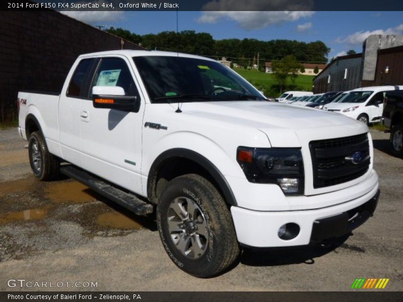 Oxford White / Black 2014 Ford F150 FX4 SuperCab 4x4