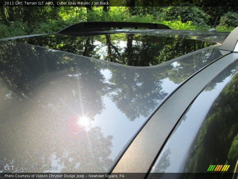 Cyber Gray Metallic / Jet Black 2011 GMC Terrain SLT AWD