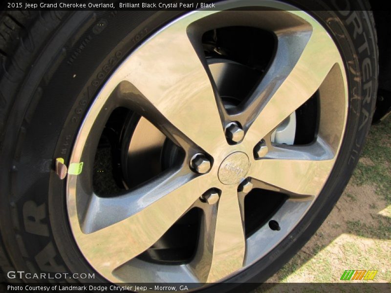 Brilliant Black Crystal Pearl / Black 2015 Jeep Grand Cherokee Overland