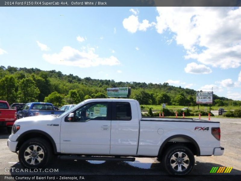 Oxford White / Black 2014 Ford F150 FX4 SuperCab 4x4