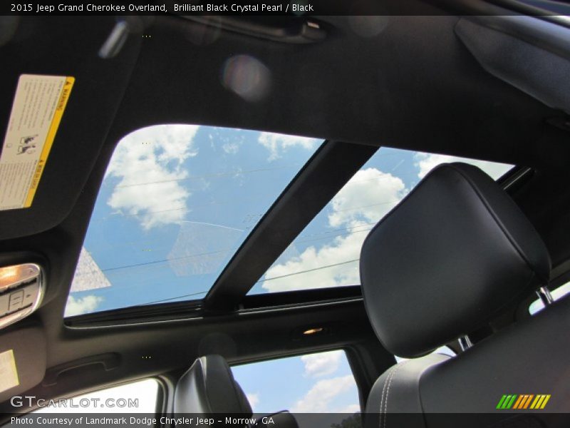 Brilliant Black Crystal Pearl / Black 2015 Jeep Grand Cherokee Overland