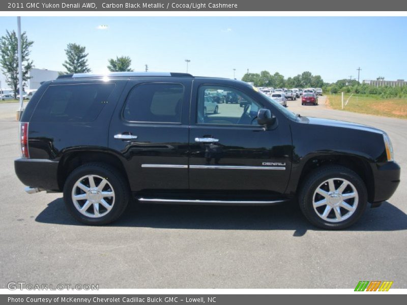 Carbon Black Metallic / Cocoa/Light Cashmere 2011 GMC Yukon Denali AWD