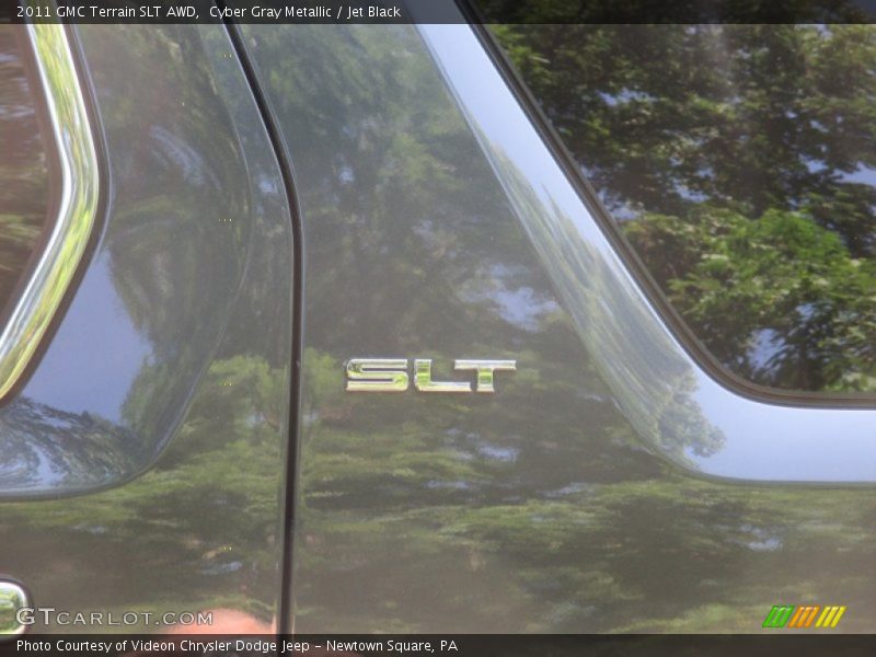 Cyber Gray Metallic / Jet Black 2011 GMC Terrain SLT AWD
