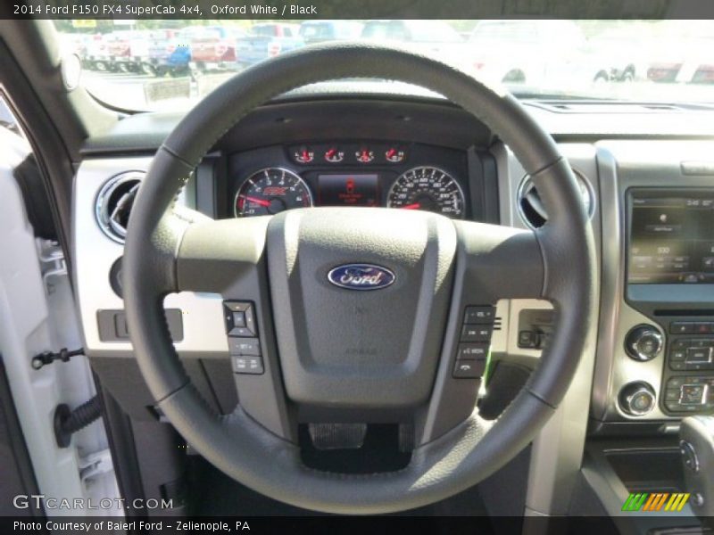 Oxford White / Black 2014 Ford F150 FX4 SuperCab 4x4