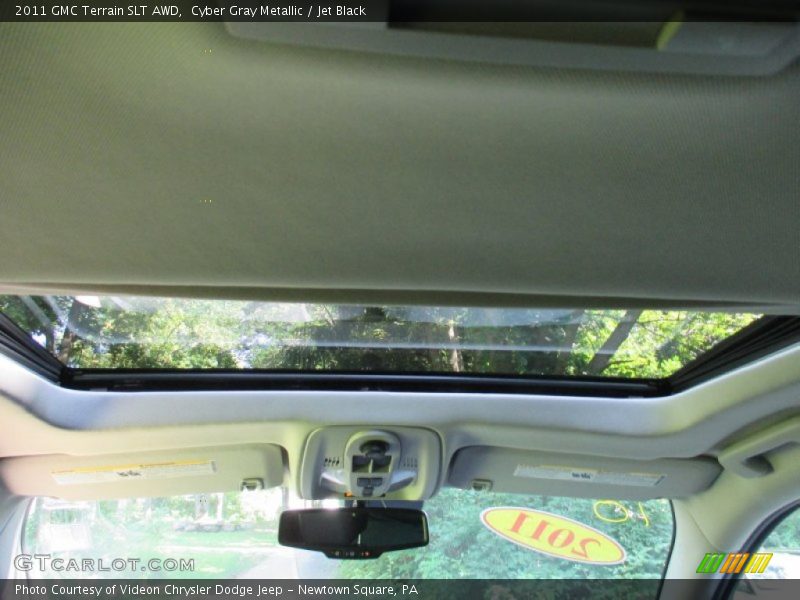 Cyber Gray Metallic / Jet Black 2011 GMC Terrain SLT AWD