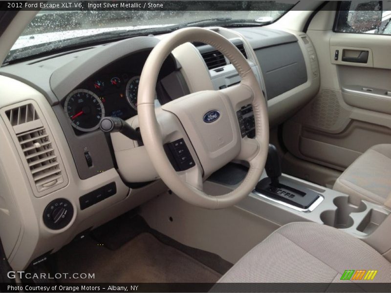 Ingot Silver Metallic / Stone 2012 Ford Escape XLT V6