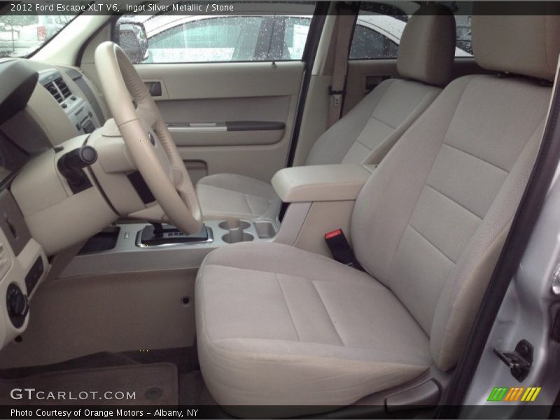 Ingot Silver Metallic / Stone 2012 Ford Escape XLT V6