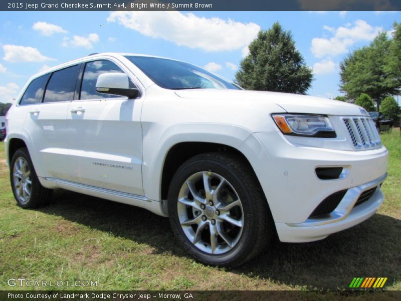 Front 3/4 View of 2015 Grand Cherokee Summit 4x4