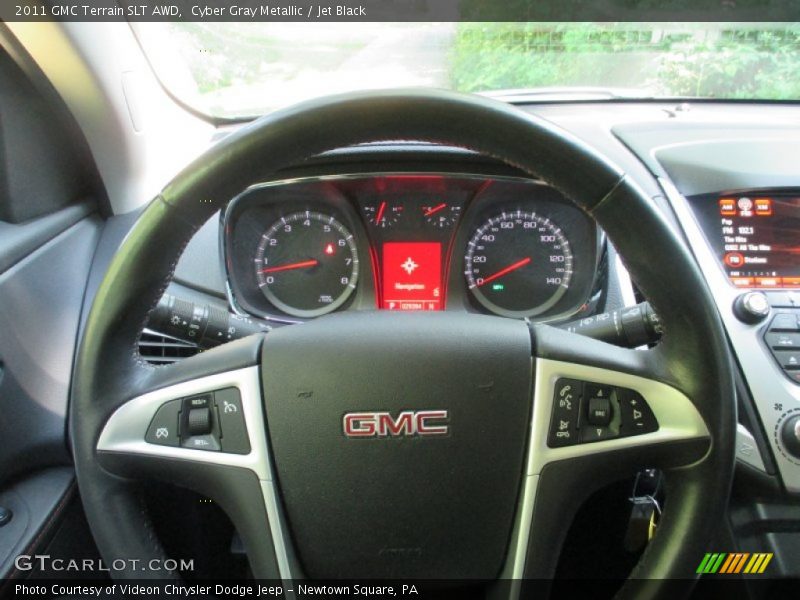 Cyber Gray Metallic / Jet Black 2011 GMC Terrain SLT AWD