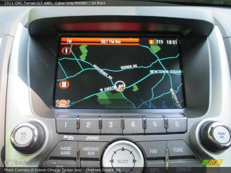 Cyber Gray Metallic / Jet Black 2011 GMC Terrain SLT AWD