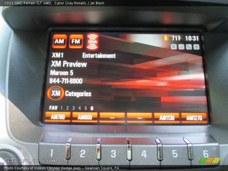 Cyber Gray Metallic / Jet Black 2011 GMC Terrain SLT AWD