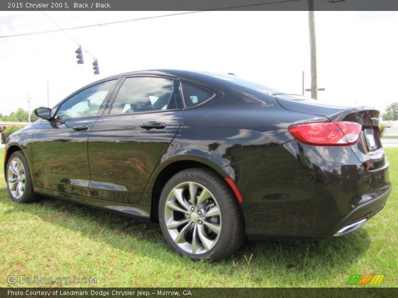 Black / Black 2015 Chrysler 200 S