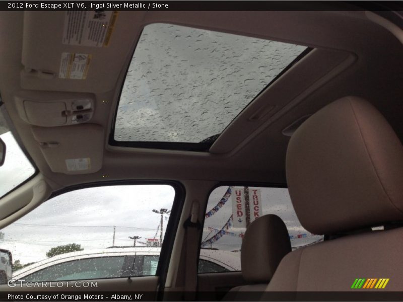 Ingot Silver Metallic / Stone 2012 Ford Escape XLT V6
