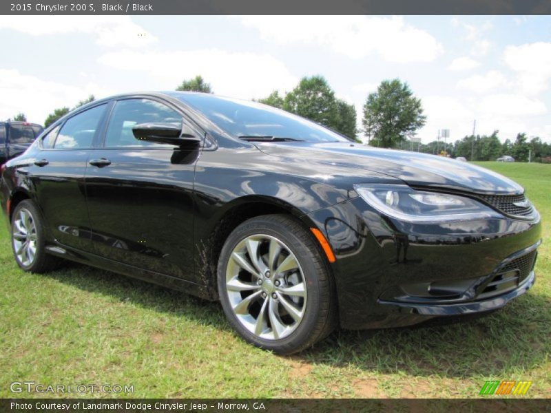 Black / Black 2015 Chrysler 200 S