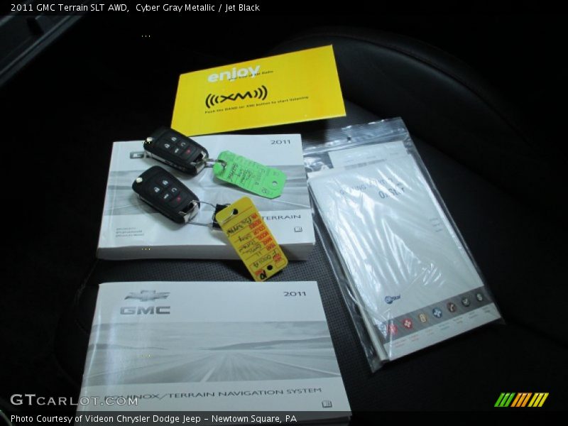 Cyber Gray Metallic / Jet Black 2011 GMC Terrain SLT AWD
