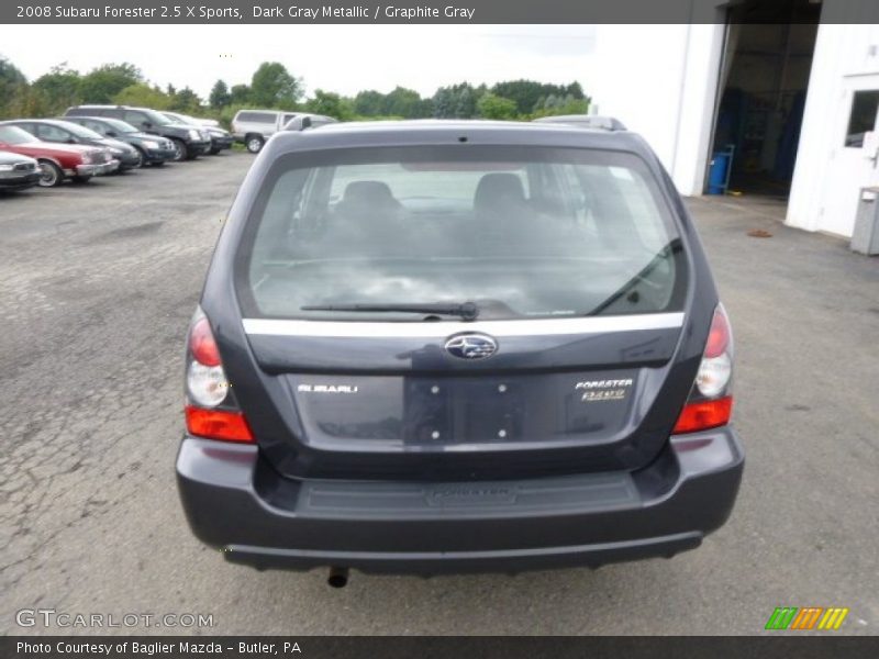 Dark Gray Metallic / Graphite Gray 2008 Subaru Forester 2.5 X Sports