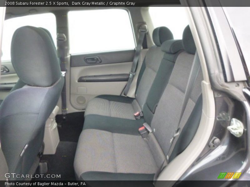 Rear Seat of 2008 Forester 2.5 X Sports