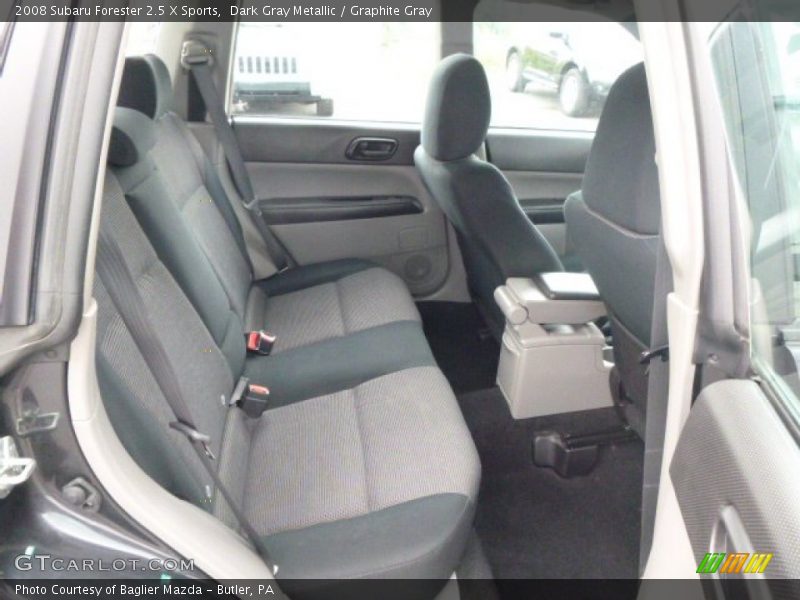 Rear Seat of 2008 Forester 2.5 X Sports