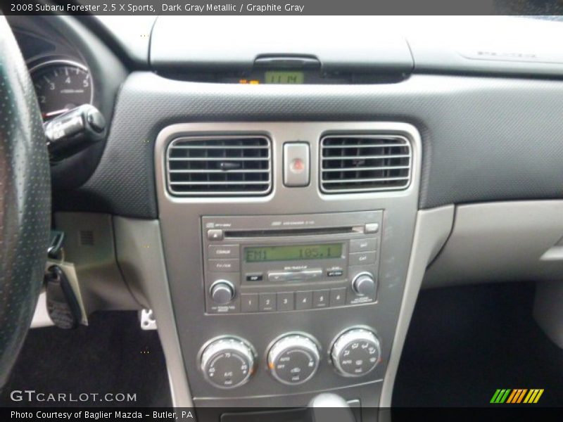Dark Gray Metallic / Graphite Gray 2008 Subaru Forester 2.5 X Sports