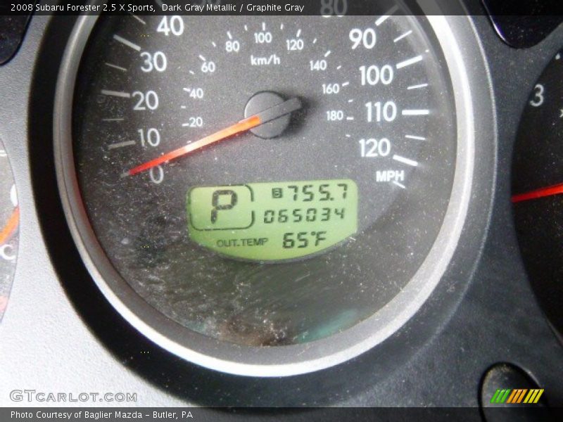 Dark Gray Metallic / Graphite Gray 2008 Subaru Forester 2.5 X Sports